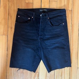 Black denim Bermuda shorts - ARITZIA DENIM FORUM